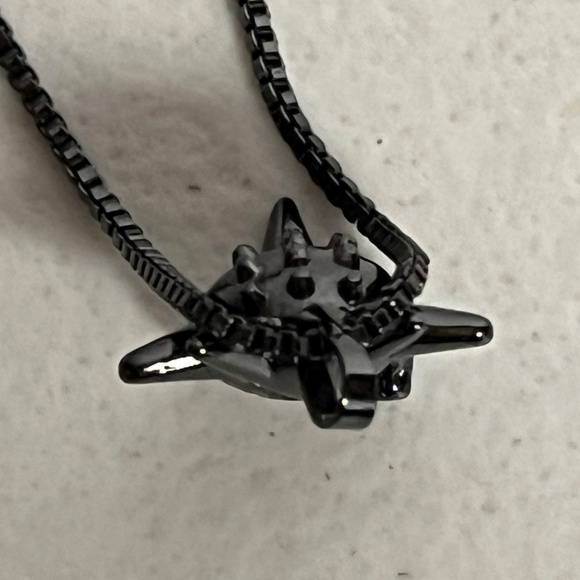 Gengar Pokemon Charm Pendant Necklace Black Adjustable Chain Anime - Picture 5 of 10